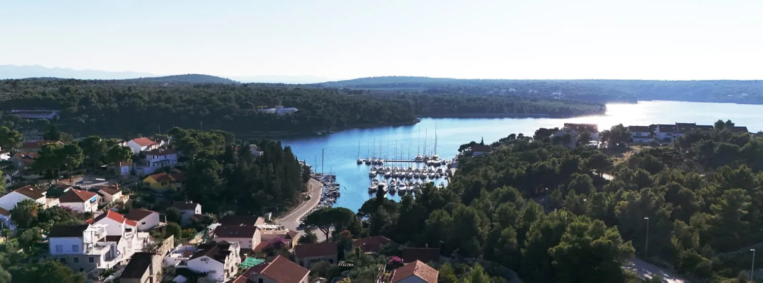 Milna aerial view